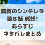 真夏のシンデレラ8話感想と考察!あらすじ・ネタバレまとめ