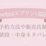 エブリン福袋2025予約開始日(web限定・店頭販売)や中身ネタバレまとめ!