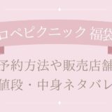 ロペピクニック福袋2025予約方法や販売店舗・値段は?中身ネタバレまとめ